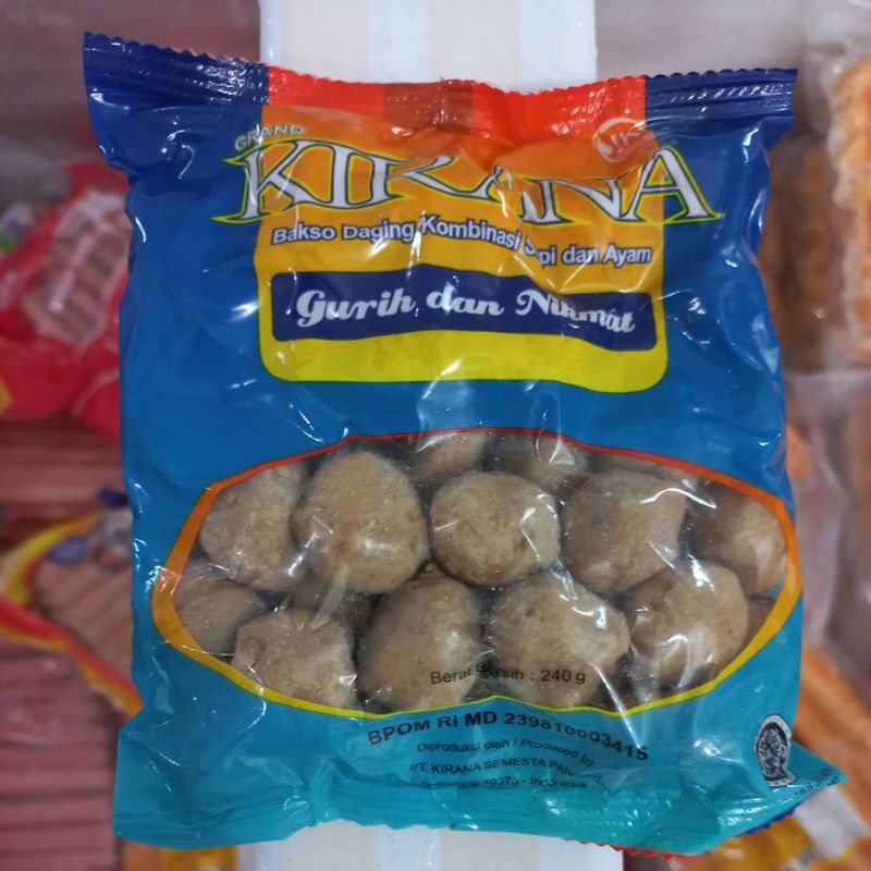 

Kirana/Bakso Super Daging Kombinasi Sapi dan Ayam