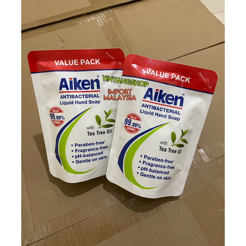 Aiken Tea Tree Oil Antibacterial Hand Soap Pouch 200g