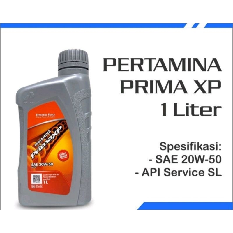 Oli Mesin Motor Prima Xp 1 Liter Oli Pertamina Prima Xp 1 Liter