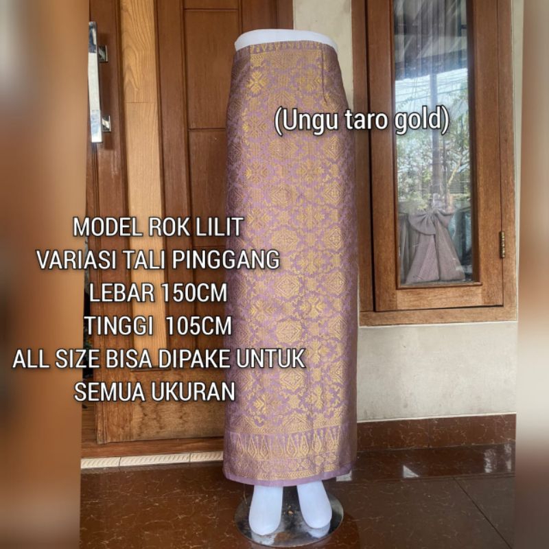 Rok songket / Rok lilit / Songket siap pakai / songket Jumbo / songket jadi