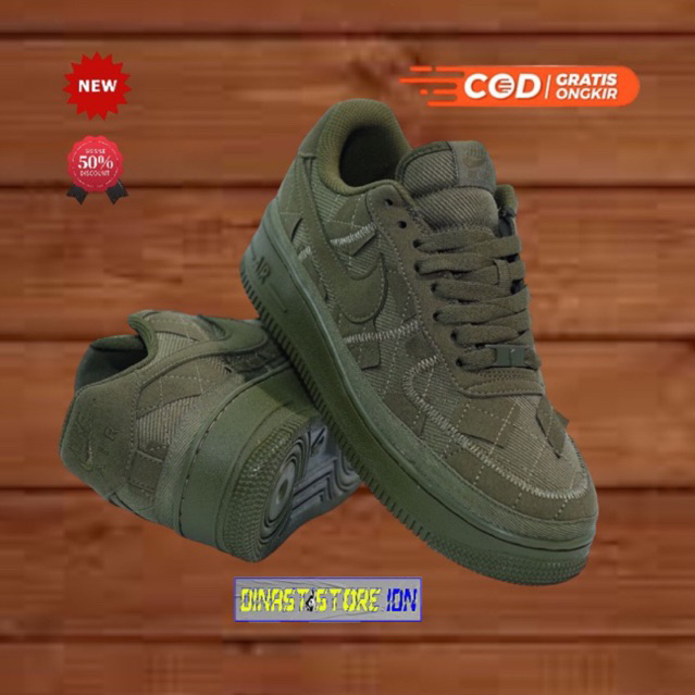 NIKE AIR FORCE 1 LOW X BILLIE EILISH SEQUOIA "Olive Green" ORIGINAL BNWB | SNEAKERS_AF 1