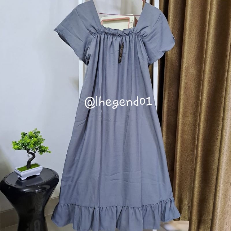 DASTER CRINKLE LAURA/LAURA DRES CRINKLE TERMURAH /DRESS FUJI CRINKLE