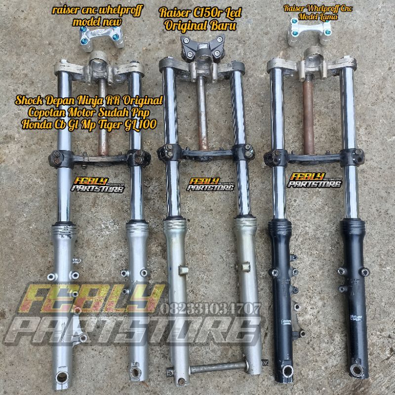 SHOCK SKOK SHOK DEPAN NINJA RR ORIGINAL PNP HONDA CB GL MEGAPRO TIGER GL100 SHOCKBREAKER DEPAN NINJA