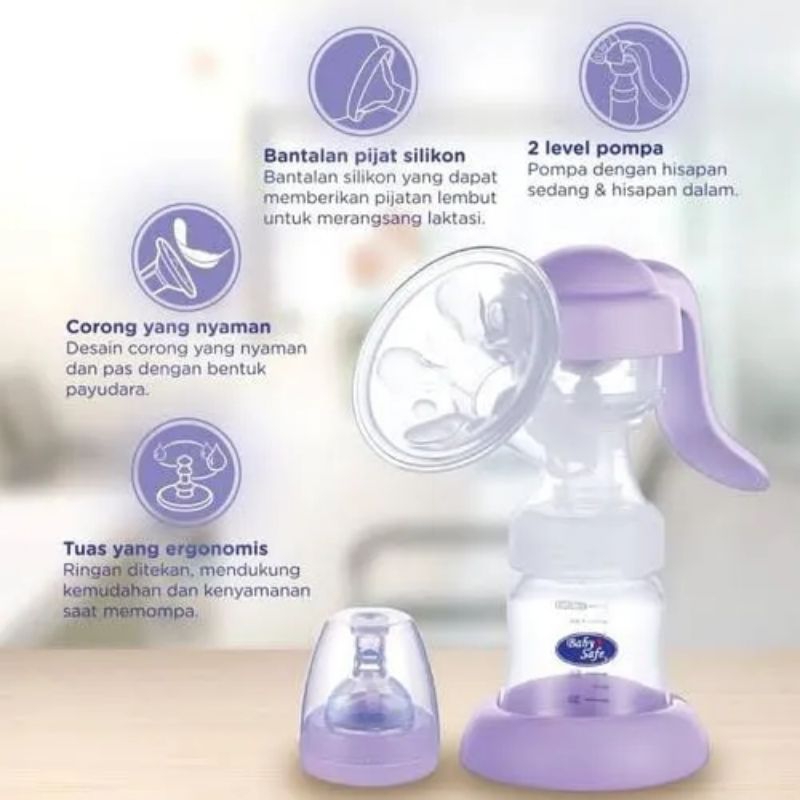 BABY SAFE BREAST PUMP / POMPA ASI MANUAL