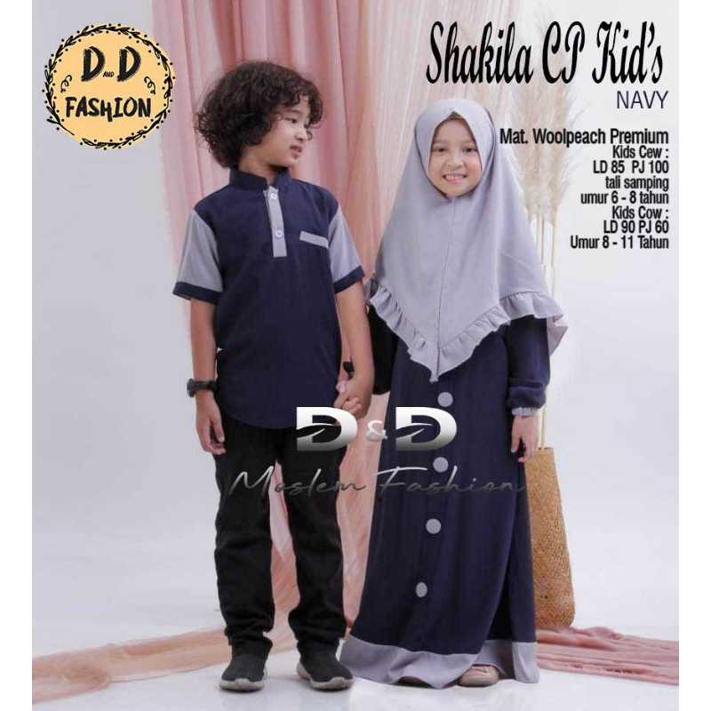 SHAKILA BAJU COUPLE ANAK TERBARU BY D&amp;D