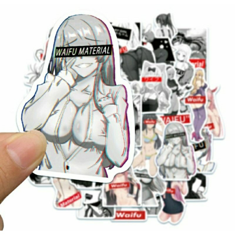 

(cuci gudang) Stiker waifu anime