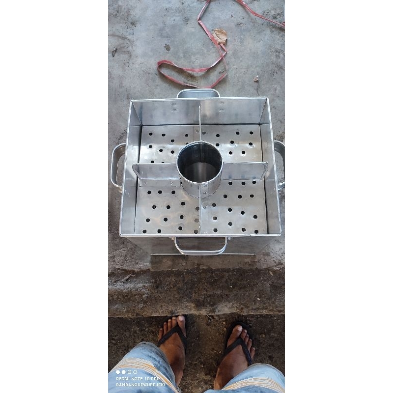 dandang bakso kotak sekat 4 uk 28×28 tinggi 30