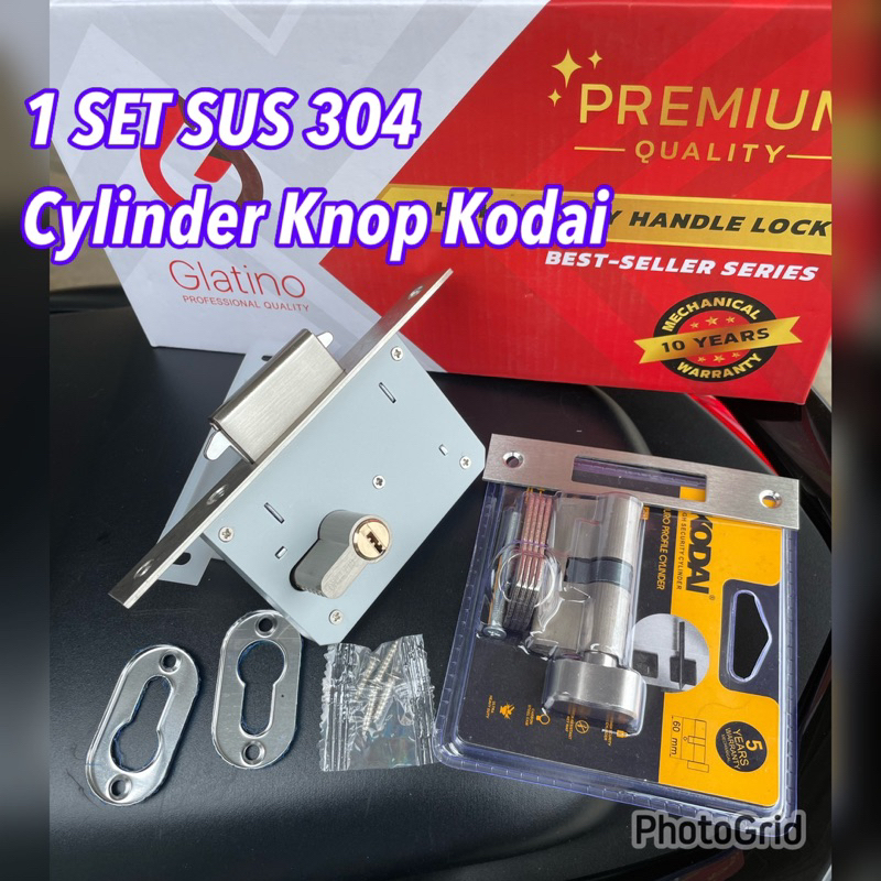 PROMO BODY SLIDING KUNCI GESER + SILINDER KNOP PUTAR Body Kunci Geser/ kunci pintu geser/ kunci pint