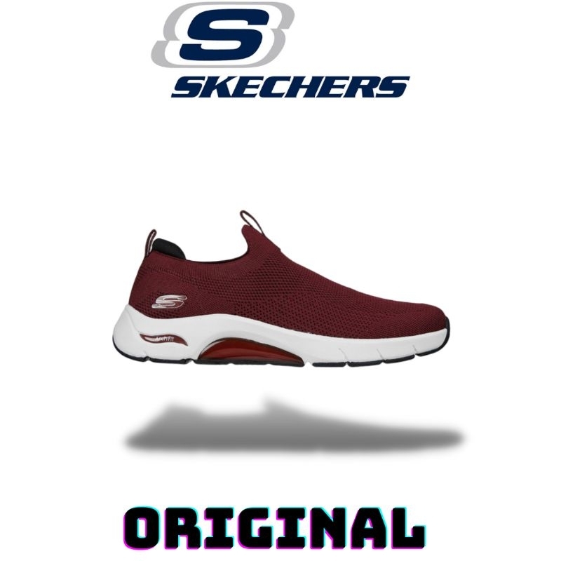 Skechers Arch Fit Slop Burgundy Original
