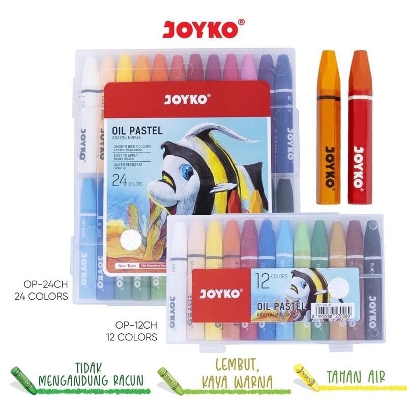 

BS99 Crayon Oil Pastel Joyko OP-24CH HEXAGONAL