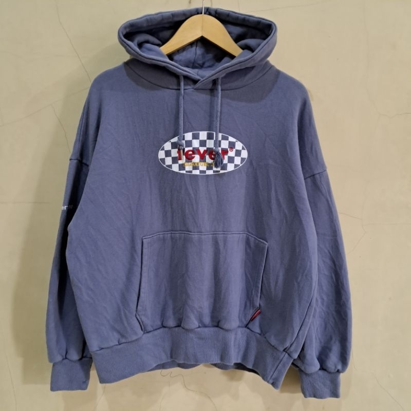 Hoodie Fevertime oversize lengan balon tebal
