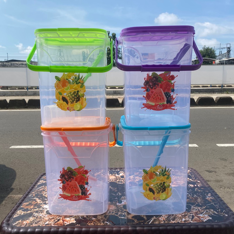 Toples Es Buah + Gayung Kiara 20 Liter / Aquarium Es buah / Tempat Es Buah