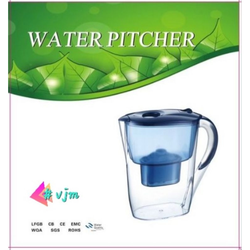 Botol Teko Penyaring Air Minum Beralkaline /Filter water Pitcher/Teko filter air minum kesehatan/Filter air minum