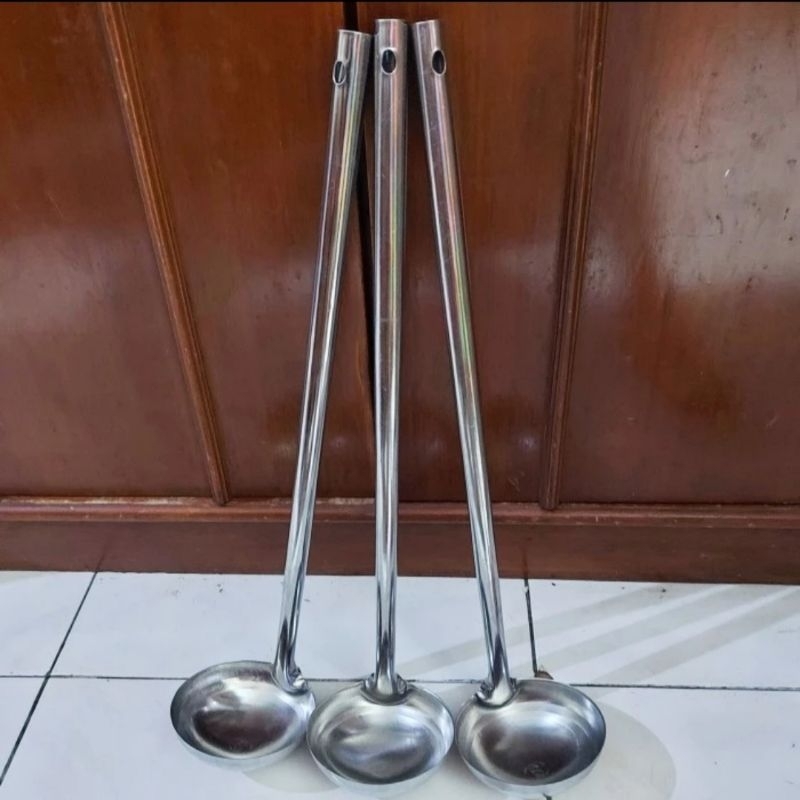 Centong bakso full stainless/irus bakso/irus kuah panjang