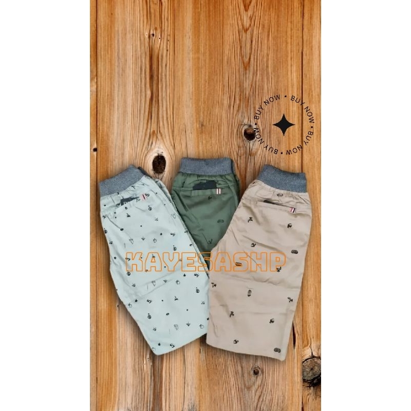 celana pendek anak laki laki Chinos motif murah
