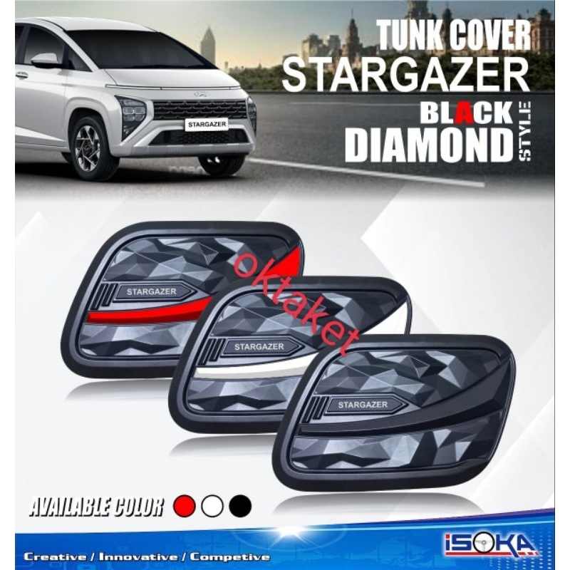 tank cover Tutup tangki Hyundai Stargazer 2022 2023 2024 Diamond