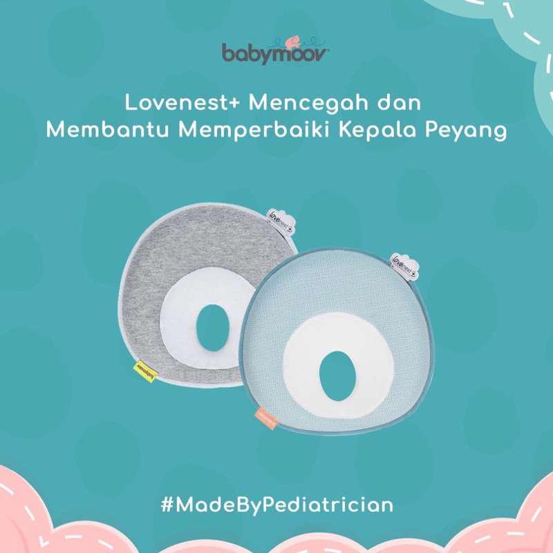 Babymoov lovenest plus | bantal anti peyang | bantal bayi