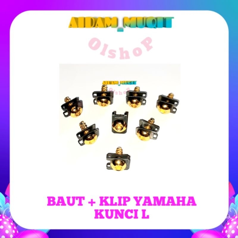 PAKET 10 PCS BAUT KLIP YAMAHA KUNCI L BAUT KLIP YAMAHA MATIC DAN NON MATIC BAUT KLIP MX NMAX UKURAN 5X15PAKET 10 PCS BAUT KLIP YAMAHA KUNCI L BAUT KLIP YAMAHA MATIC DAN NON MATIC BAUT KLIP MX NMAX UKURAN 5X15