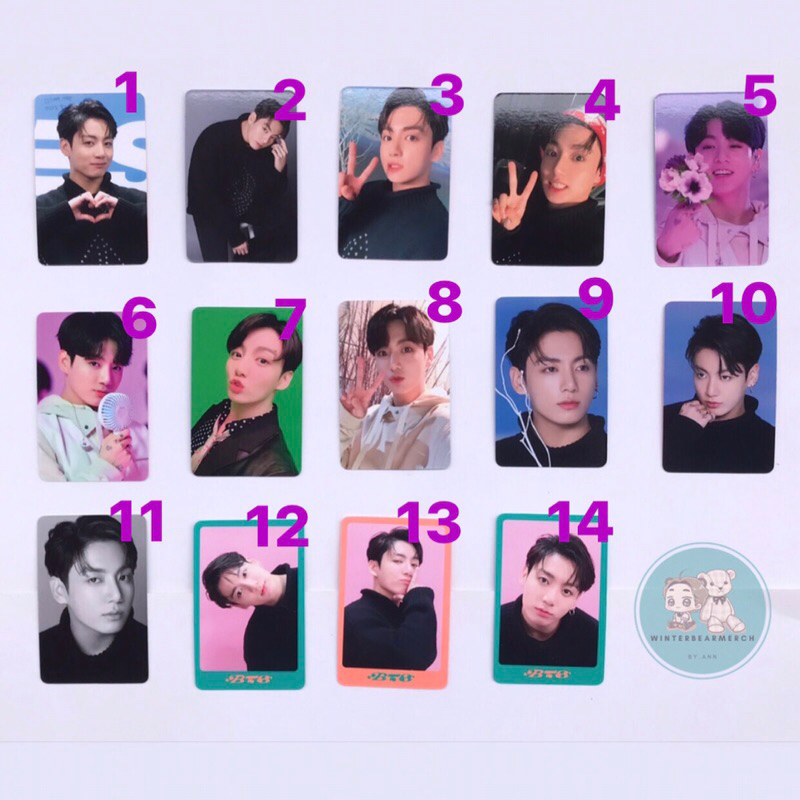 [READY STOCK] SATUAN PHOTOCARD BTS DICON 102 || JUGKOOK NAMJOON