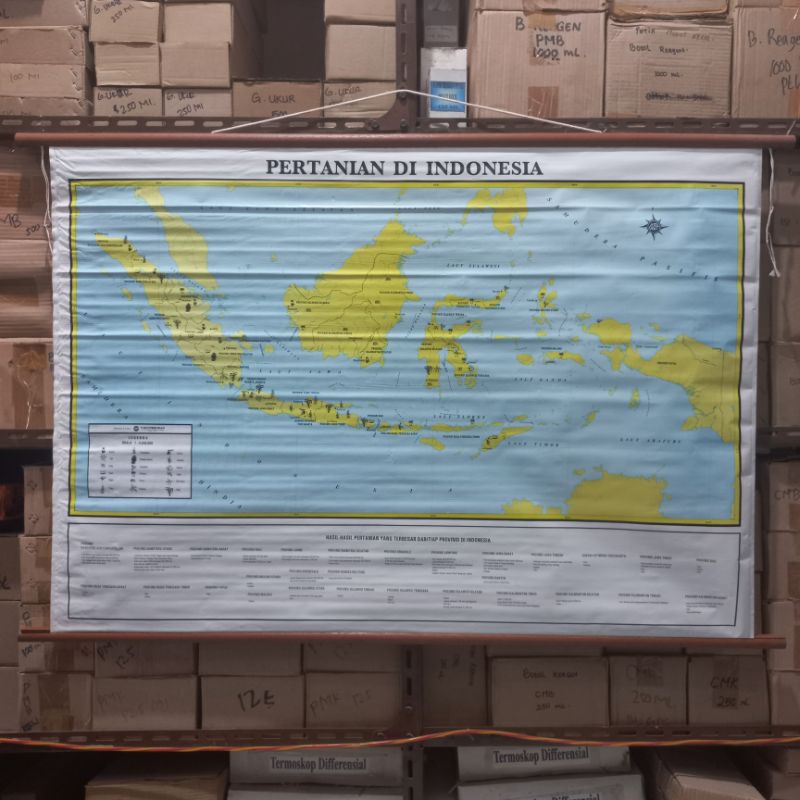 Peta Pertanian Di Indonesia Bingkai