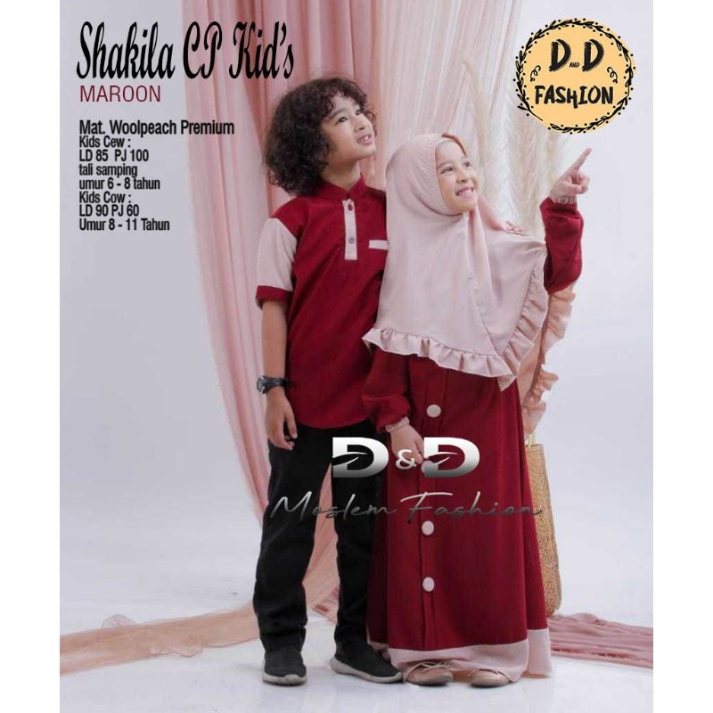 SHAKILA BAJU COUPLE ANAK TERBARU BY D&amp;D