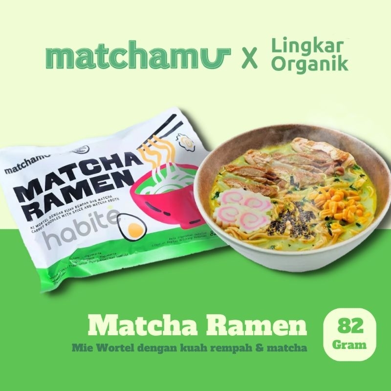 

Mie Ramen Matcha Instant Matchamu x Lingkar Organik