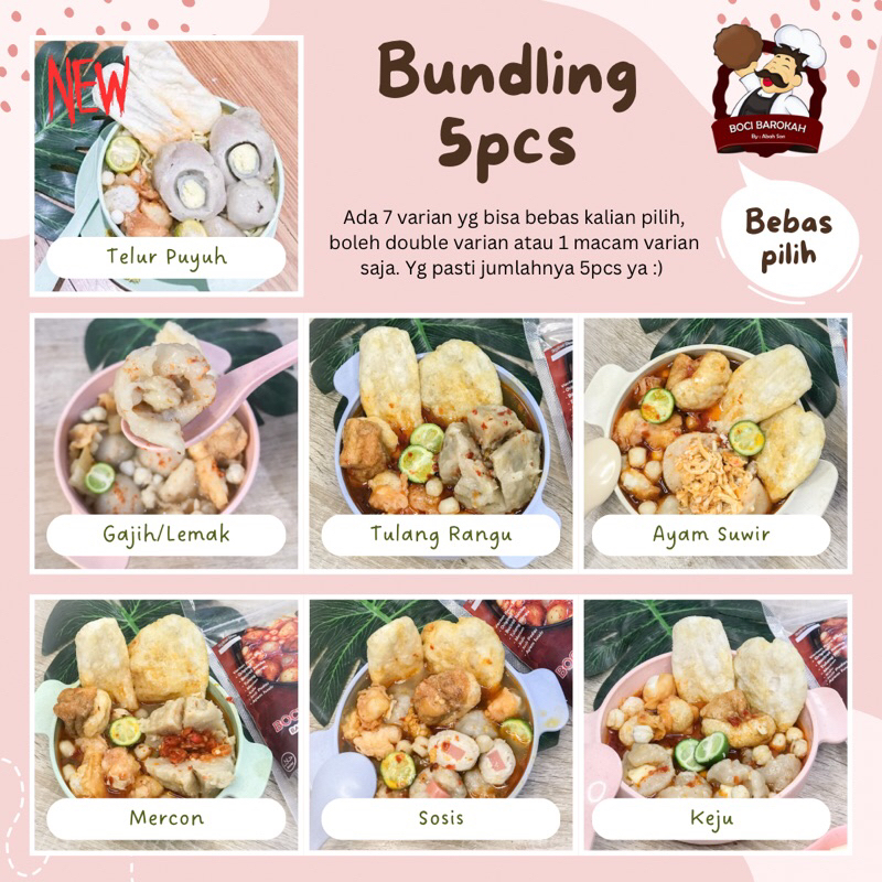 

PROMO PAKET BUNDLING 5PCS BOCI ABAH SON !! BOCI PREMIUM BEDA DARI YG LAIN ❤️ ENAK DAN HALAL !!