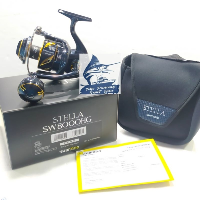 Reel Shimano Stella SW 8000HG New Stella 2019 Best Seller-Stella SW8000HG BEST SELLER