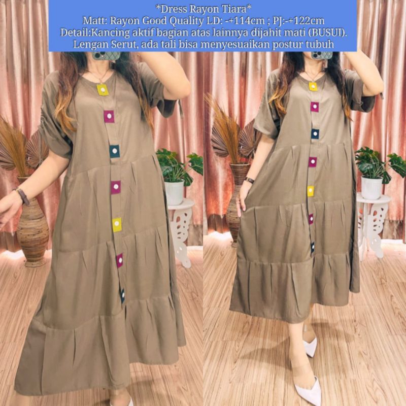 Dress Tiara / Daster Rayon Tiara / Daster Rayon Tiara / Dress rayon tiara / Daster rayon busui