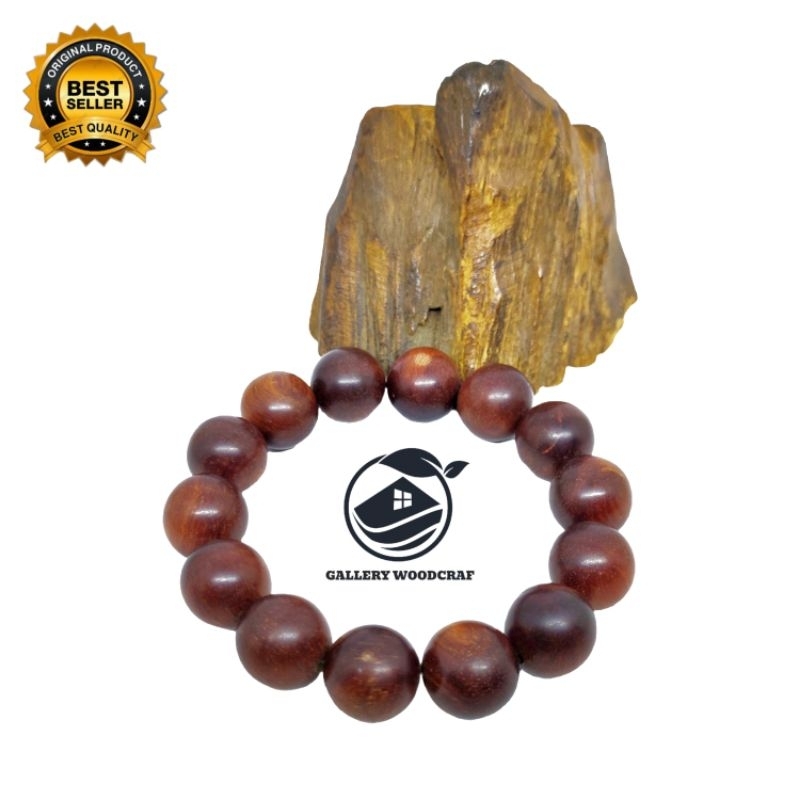 Gelang jumbo Kayu Nagasari size 12mm 15mm 18mm asli original