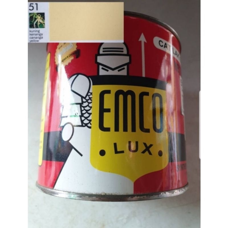 ✨Cat kayu dan besi Emco ½ kg warna kuning kenanga