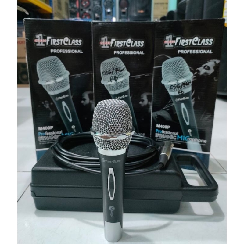Mic Kabel Firstclass M400P Microphone Profesional Dynamic