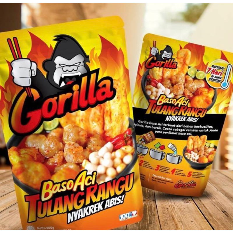 

Gorilla baso aci tulang rangu 200gr