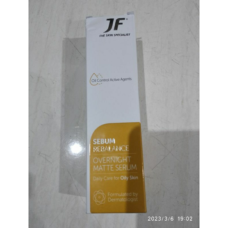 JF SWBUM REBALANCE OVERNINGHT MATTE SERUM 90ml