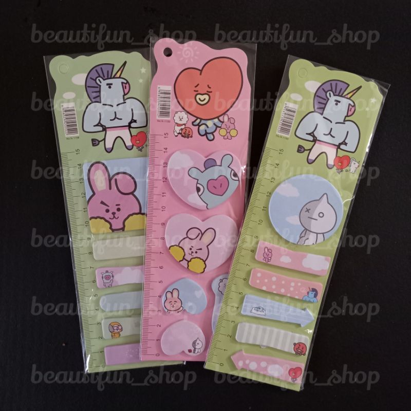 

Sticky notes bt21 dan penggaris kertas bt21 | sticky note bt21 memopad bt21 sticky memo bt21 | memo dengan lem bt21 | lembaran pengingat bt21 edition | pembatas buku lucu bts bt21 | paket sticky notes bts kartun | post it sticky note memo tempel bt21