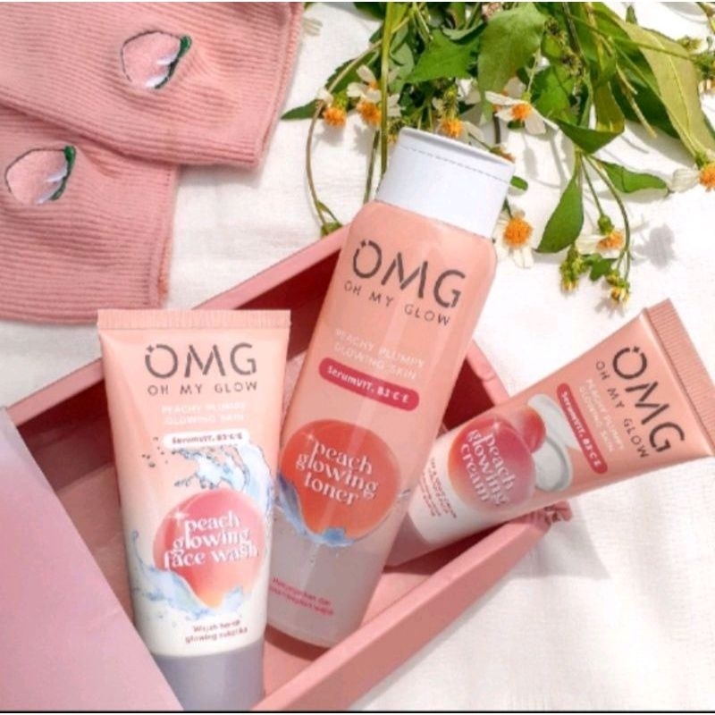 OMG Skincare Paket | OMG Oh My Glow Paket Skincare | OMG Glow Kit BPOM