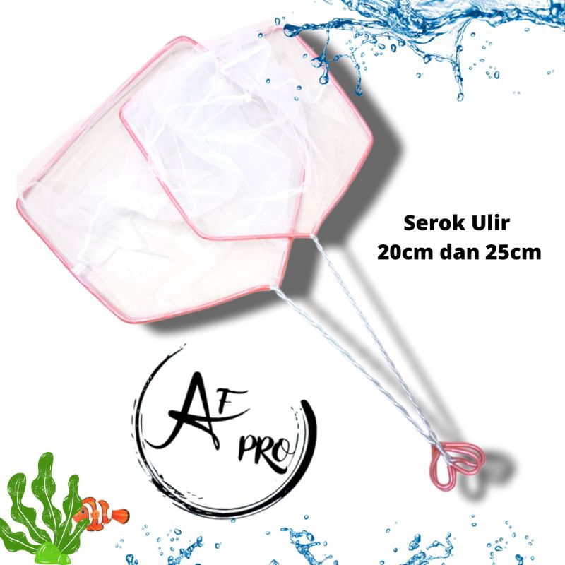 Serok Ikan / Jaring Ikan / Serok Ulir Ukuran 20cm ,25cm