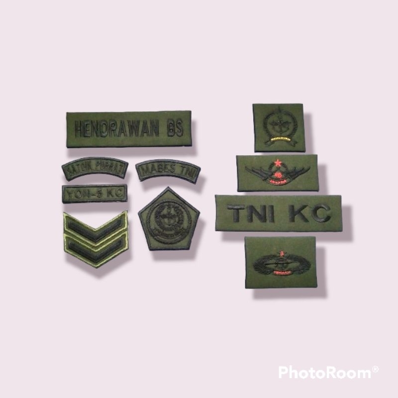 Atribut TNI KC Eceran