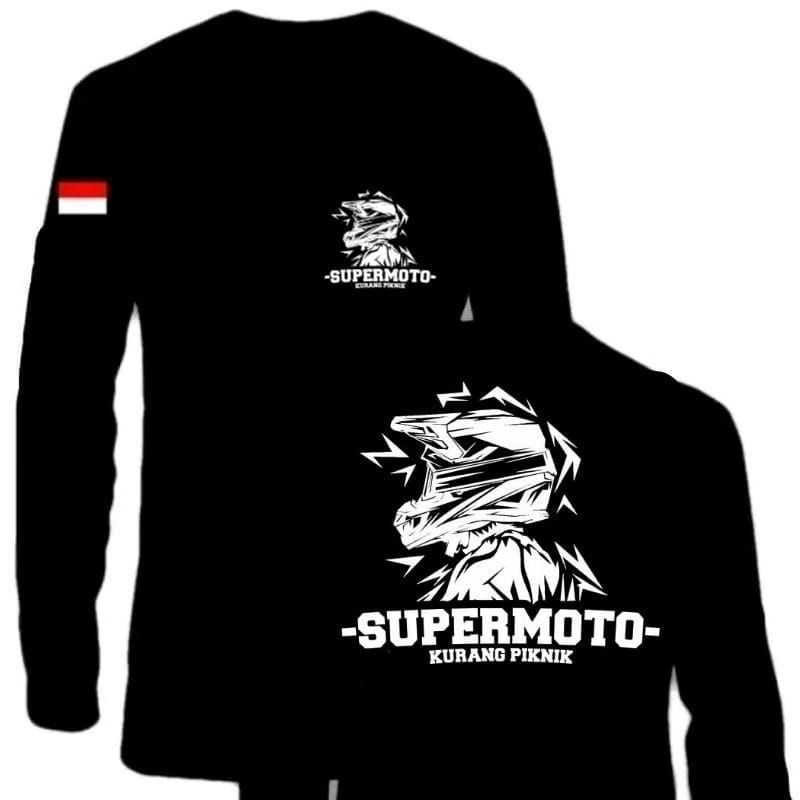 KAOS MOTOR CROSS LENGAN PANJANG SUPERMOTO INDONESIA