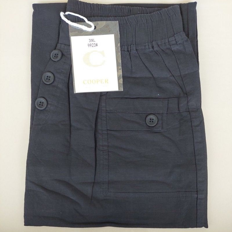 Celana Kulot Katun Stret Import Premium seri 9923# ( 3XL, 5XL )