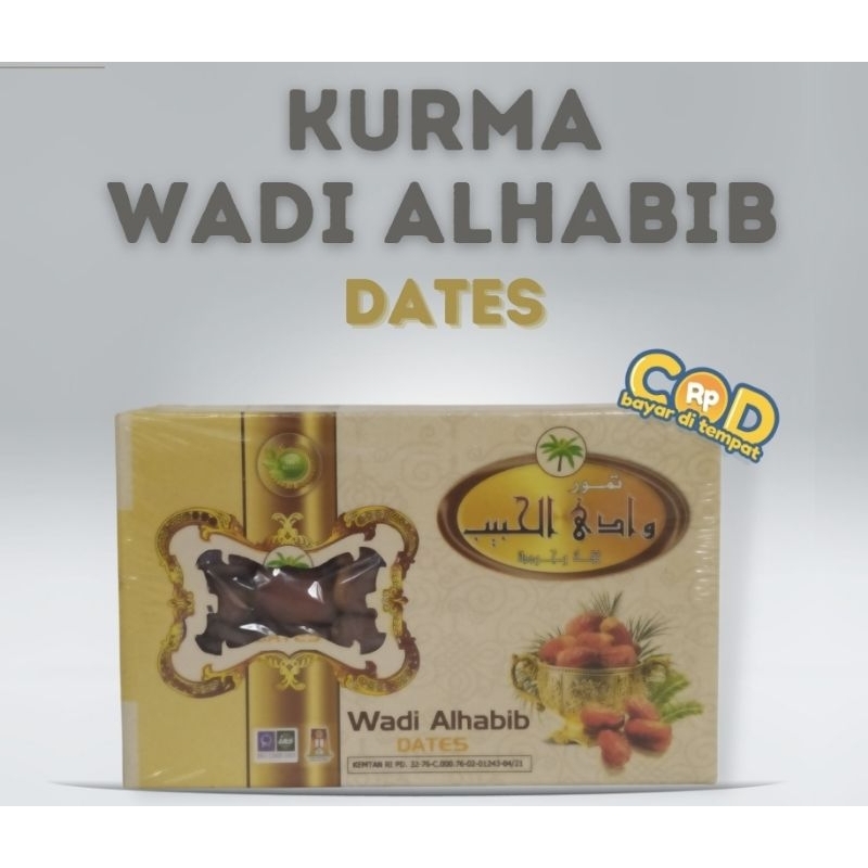 

Kurma mesir 1kg wadi Alhabib Kurma Premium Terbaik Semi kering