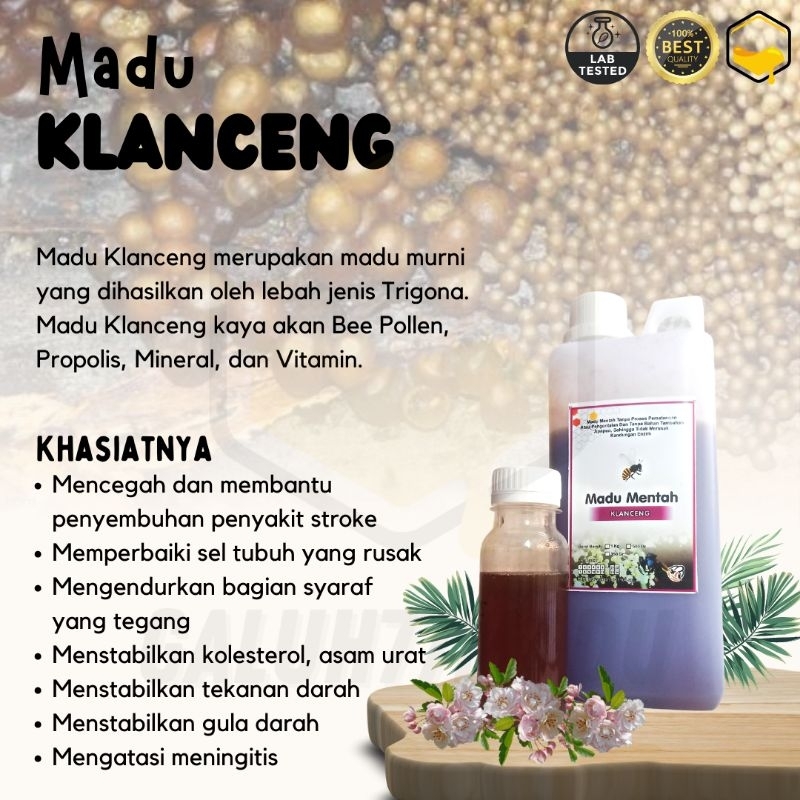 

[Raw Honey] Madu Klanceng Hutan 1kg