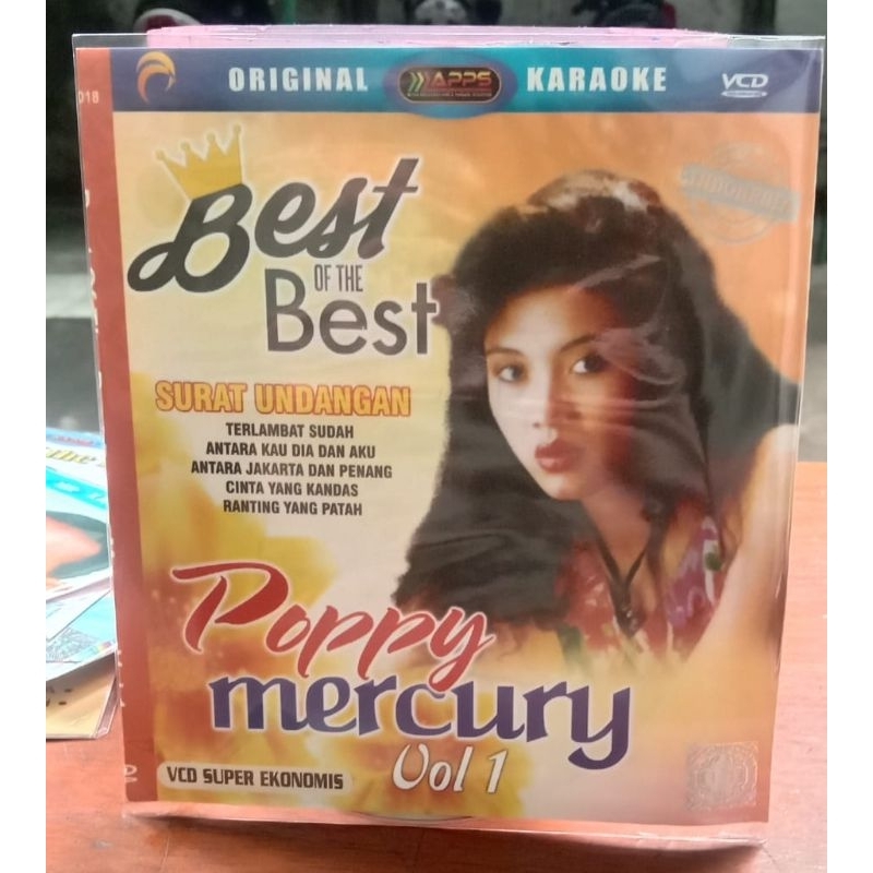 Kaset Vcd Original Best of the best Popy mercury vol 1