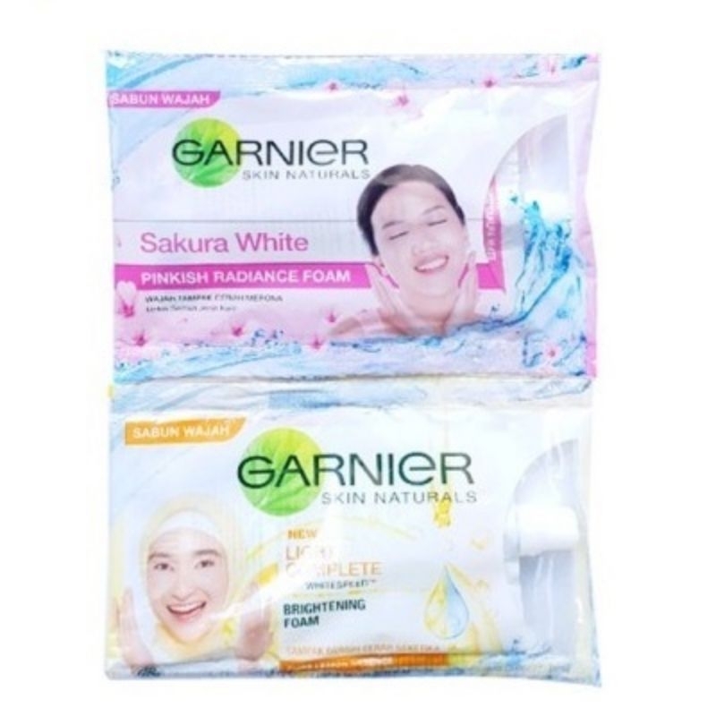 `ღ´ PHINKL `ღ´  Garnier Face Wash Sachet 9ml pembersih muka