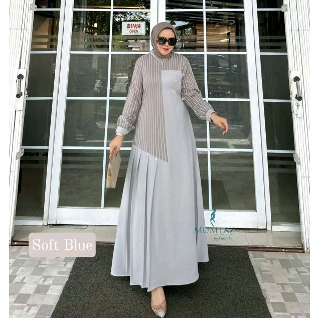 GAMIS MOOZA KANAYA ORI MUMTAZ ORIGINAL BERLABEL ITYCREPE SAKU REMAJA CASUAL SYARI OOTD HIJABERS ROMPI baju muslim murah reseller dropshiper lebaran kondangan ceruty babydolll rami katun