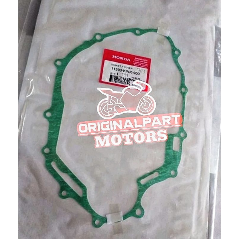 Gasket Right R Cover Karet Paking Perpak Blok Kopling Samping Kanan Mesin KWK 11393KWK900 Originalpa