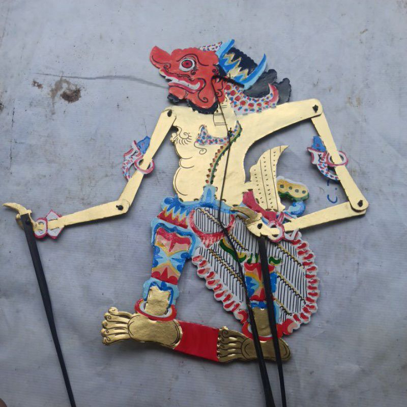 Wayang Kulit Kertas Mainan Durmogati Durmagati