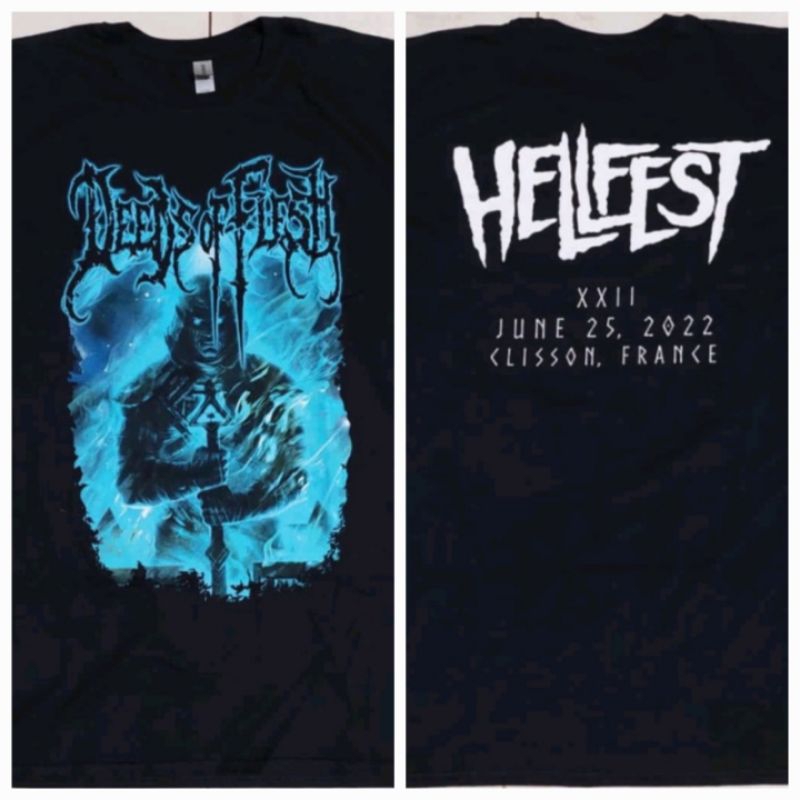 Tshirt Official Deeds Of Flesh - Hellfest 2022 - L