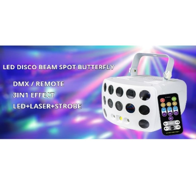 Alien Lampu Sorot LED RGBW Spotlight 12 Patterns DMX 512 36W - AL90