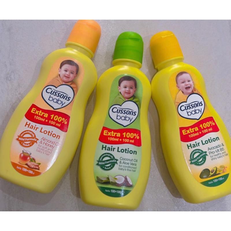 CUSSONS BABY HAIR LOTION 100+100ml // hair lotion 200ml